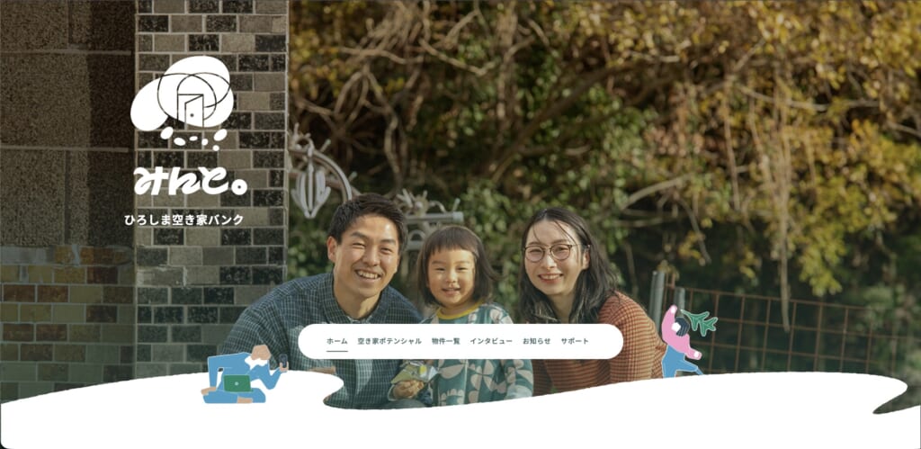 ひろしま空き家バンク みんと。